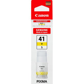 Genuine Canon Gi 41 Y Small Refillable Ink Cartridge For Pixma Ink Printers Yellow - CompuMe